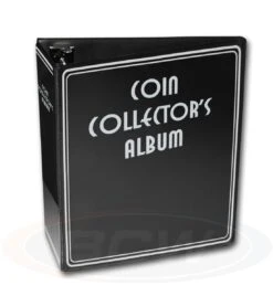 BCW 3" Album Binder, 3-ring, Black, Coin Collectors