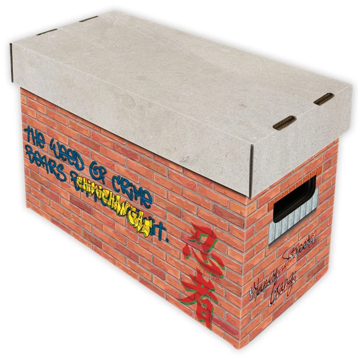 BCW Short Comic Cardboard Storage Box W/ Lid Bricks 2 BCW Short Comic Cardboard Storage Box W/ Lid Bricks - Image 2