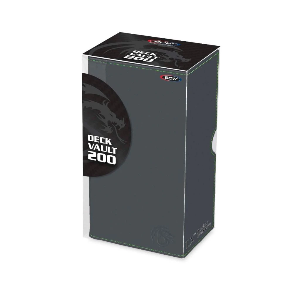 BCW Deck Vault LX 200 - CCG Card Storage Case - Grey 2 BCW Deck Vault LX 200 - CCG Card Storage Case - Grey - Image 2
