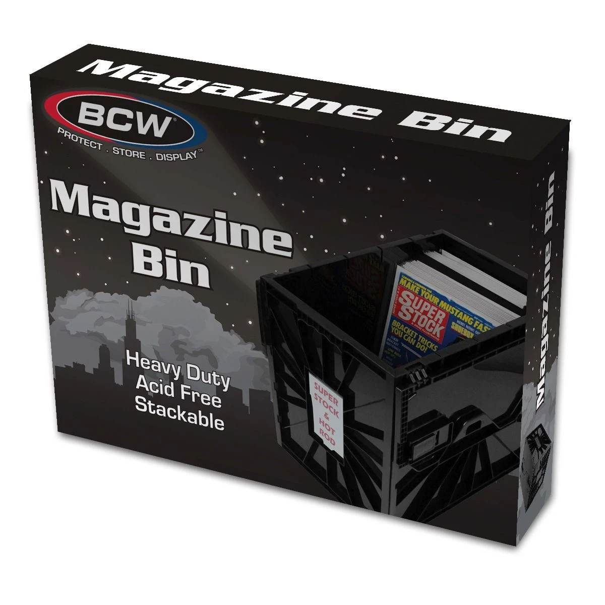 BCW Magazine & Document Plastic Storage Bin 3 BCW Magazine & Document Plastic Storage Bin - Image 3