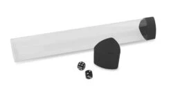 BCW Gaming Playmat Tube W/ Dice Cap - Black
