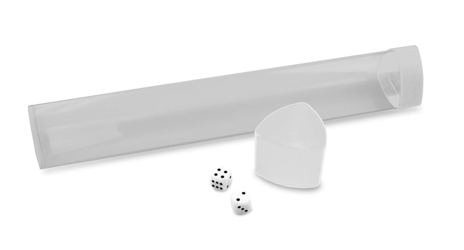 BCW Gaming Playmat Tube W/ Dice Cap - White 1 BCW Gaming Playmat Tube W/ Dice Cap - White