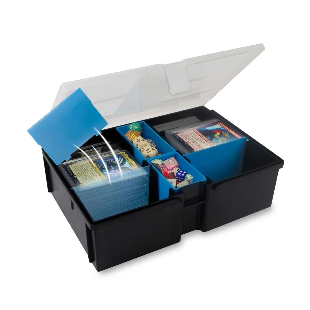 BCW Prime X4 XL Configurable Gaming Card Plastic Storage Box 1 BCW Prime X4 XL Configurable Gaming Card Plastic Storage Box