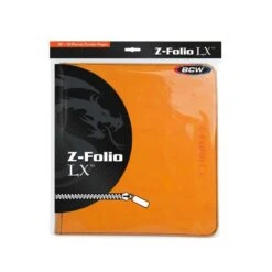 BCW Z-Folio 12-Pocket LX Album Binder - Orange 5 BCW Z-Folio 12-Pocket LX Album Binder - Orange -Card Game Store 1 zf12lx org 2 packaging 2