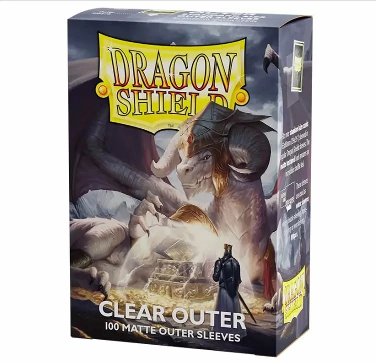 Dragon Shield Deck Standard Size Sleeves - Matte Clear Outer (100ct) 1 Dragon Shield Deck Standard Size Sleeves - Matte Clear Outer (100ct)