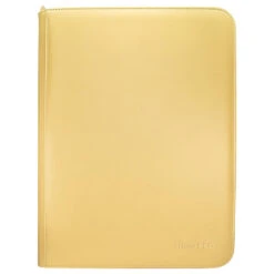 Ultra Pro Vivid 9-Pocket Zippered Pro Binder - Yellow