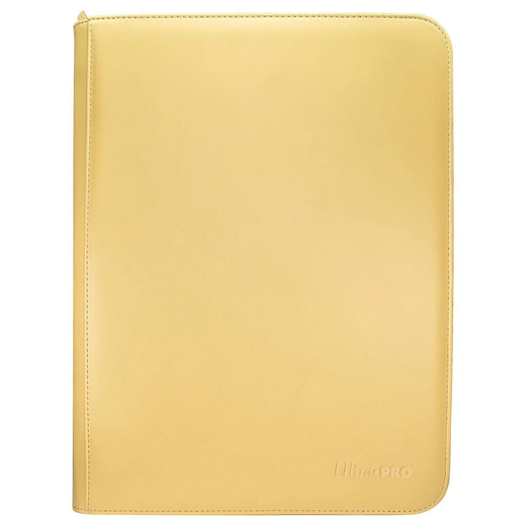Ultra Pro Vivid 9-Pocket Zippered Pro Binder - Yellow 1 Ultra Pro Vivid 9-Pocket Zippered Pro Binder - Yellow