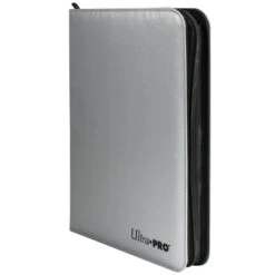 Ultra Pro Fire-Resistant PRO 9-Pocket Zippered Binder - Silver