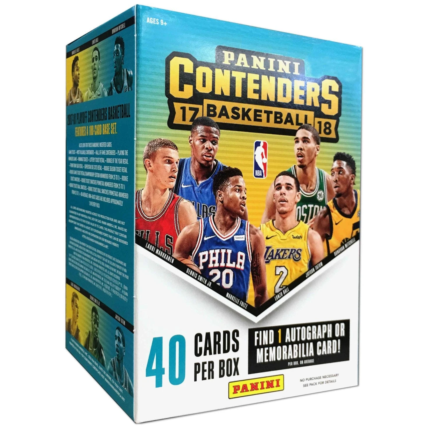 2017-18 Panini Contenders NBA Basketball Cards - Blaster Box 1 2017-18 Panini Contenders NBA Basketball Cards - Blaster Box