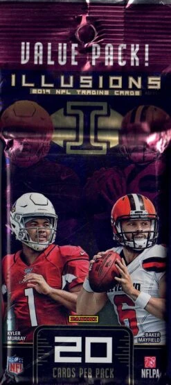 2019 Panini Illusions NFL Football - Cello/Fat/Value Pack