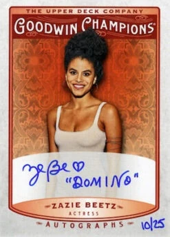 2019 Upper Deck Goodwin Champions - Mega Box -Card Game Store 2019 Upper Deck Goodwin Champions Autographs Inscribed Zazie Beetz