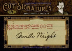 2019 Upper Deck Goodwin Champions - Mega Box -Card Game Store 2019 Upper Deck Goodwin Champions Cut Signatures Orville Wright