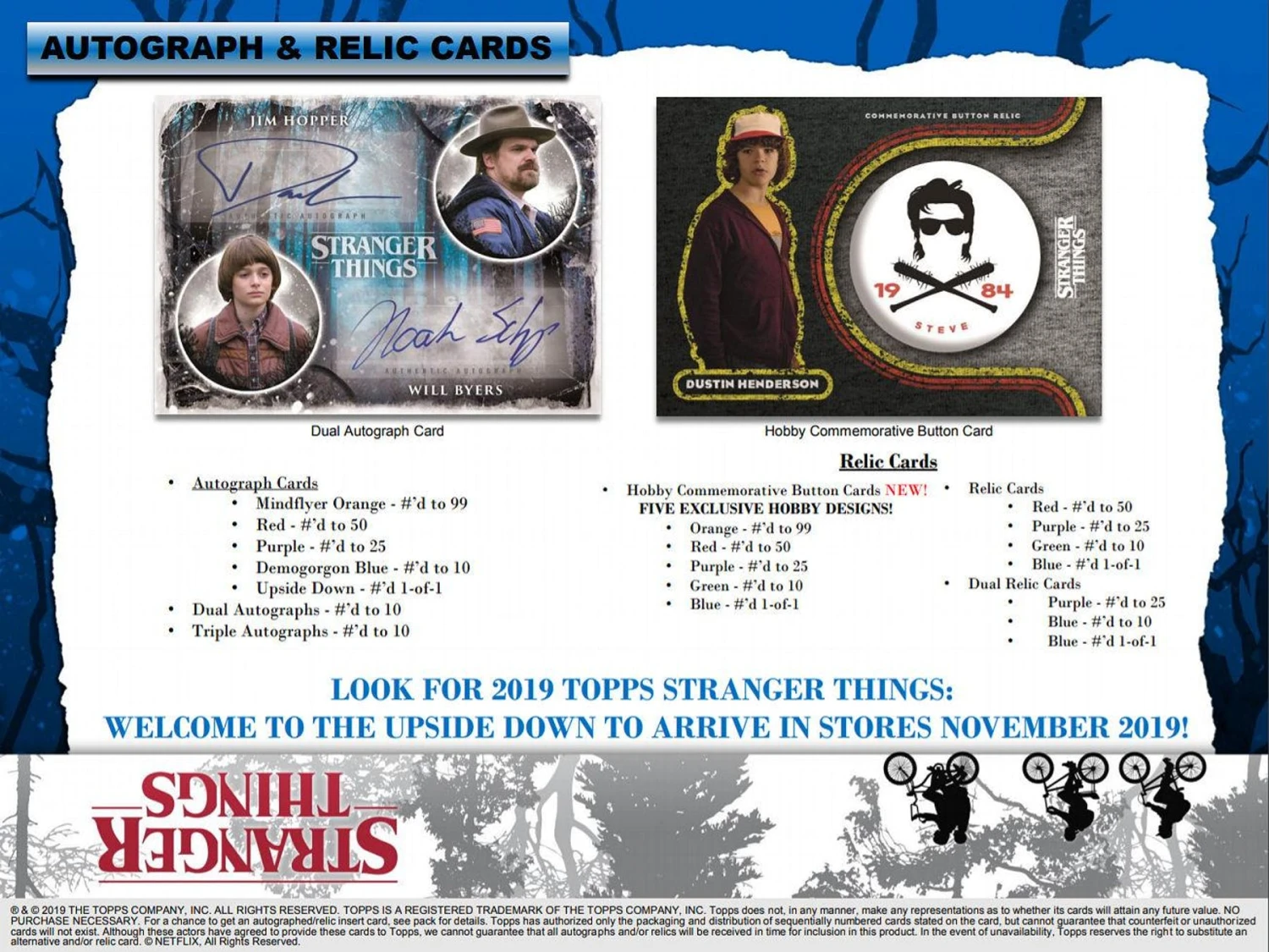 Topps Stranger Things Welcome To The Upside Down (2019) - Hobby Box 5 Topps Stranger Things Welcome To The Upside Down (2019) - Hobby Box - Image 5