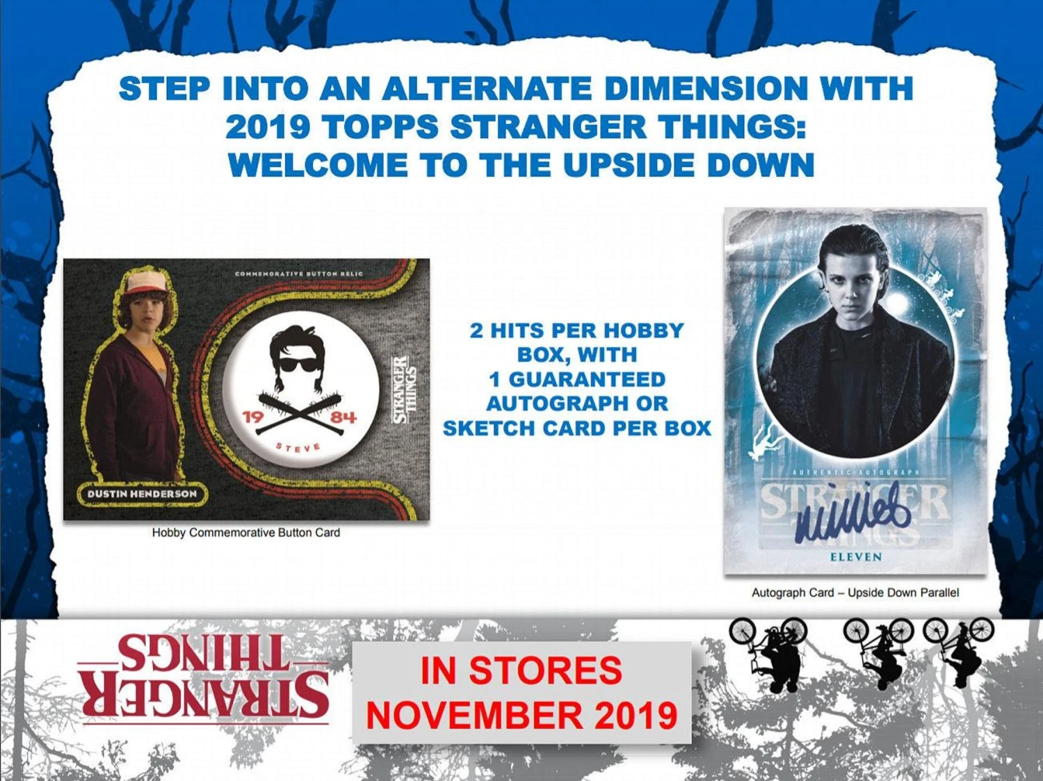Topps Stranger Things Welcome To The Upside Down (2019) - Hobby Box 2 Topps Stranger Things Welcome To The Upside Down (2019) - Hobby Box - Image 2