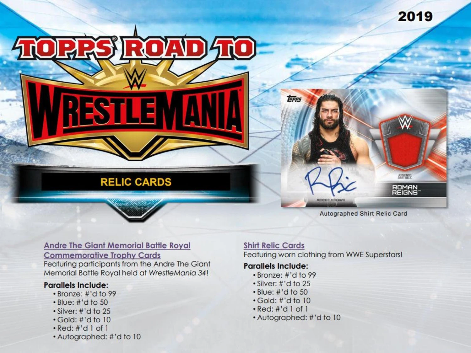 2019 Topps WWE Road To WrestleMania - Hanger Box 4 2019 Topps WWE Road To WrestleMania - Hanger Box - Image 4