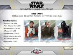 Topps Star Wars Chrome Perspectives: Resistance Vs. First Order (2020) - Hobby Box -Card Game Store 2020 topps sw chrome p 2