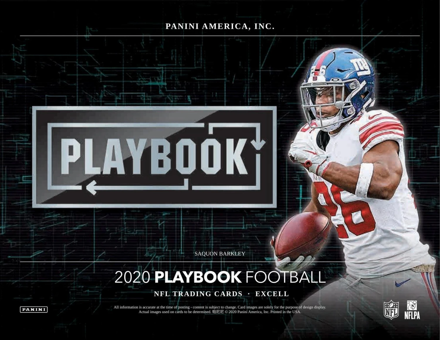 2020 Panini Playbook NFL Football Cards - Hanger Box (Purple) 3 2020 Panini Playbook NFL Football Cards - Hanger Box (Purple) - Image 3
