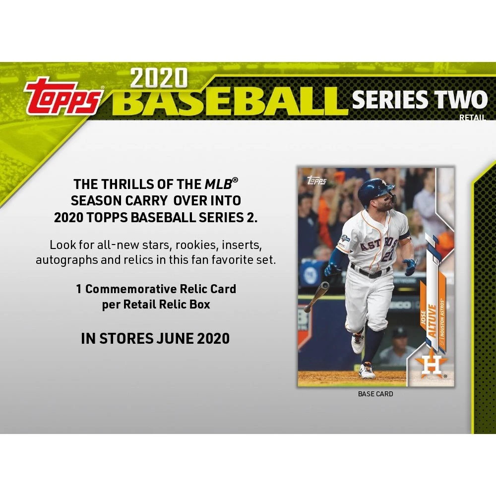 2020 Topps Series 2 MLB Baseball "Relic Box" - Blaster Box 2 2020 Topps Series 2 MLB Baseball "Relic Box" - Blaster Box - Image 2