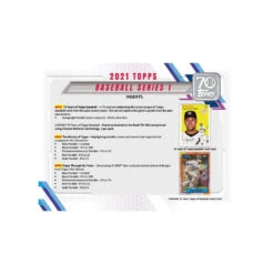 2021 Topps Series 1 MLB Baseball - Cello/Fat/Value Pack -Card Game Store 2021 Topps Series 1 Sales Sheet Retail 542296