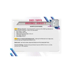 2021 Topps Series 1 MLB Baseball - Cello/Fat/Value Pack -Card Game Store 2021 Topps Series 1 Sales Sheet Retail 764191