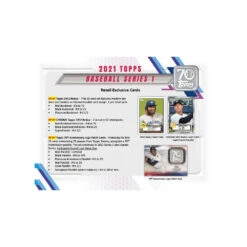 2021 Topps Series 1 MLB Baseball - Cello/Fat/Value Pack -Card Game Store 2021 Topps Series 1 Sales Sheet Retail 839442