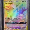 Mega Sableye & Tyranitar GX - Pokemon Unified Minds Full Art Rainbow Holo Hyper Rare #245/236