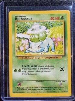 Bulbasaur - Pokemon Base Set WOTC Unlimited #44/102