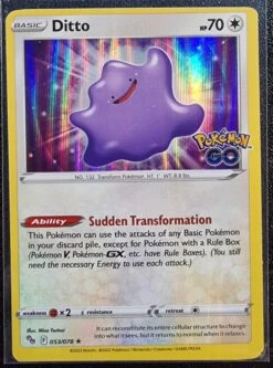 Ditto - Pokemon GO Holo Foil Rare #053/078