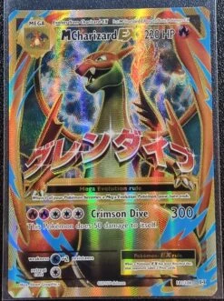 M Charizard EX- Pokemon Evolutions Full Art Holo Foil Ultra Rare #101/108