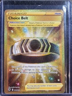 Choice Belt Trainer - Pokemon Astral Radiance Gold Holo Foil Secret Rare #211/189