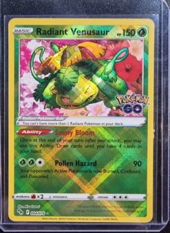 Radiant Venusaur - Pokemon GO Holo Foil Radiant Rare #004/078
