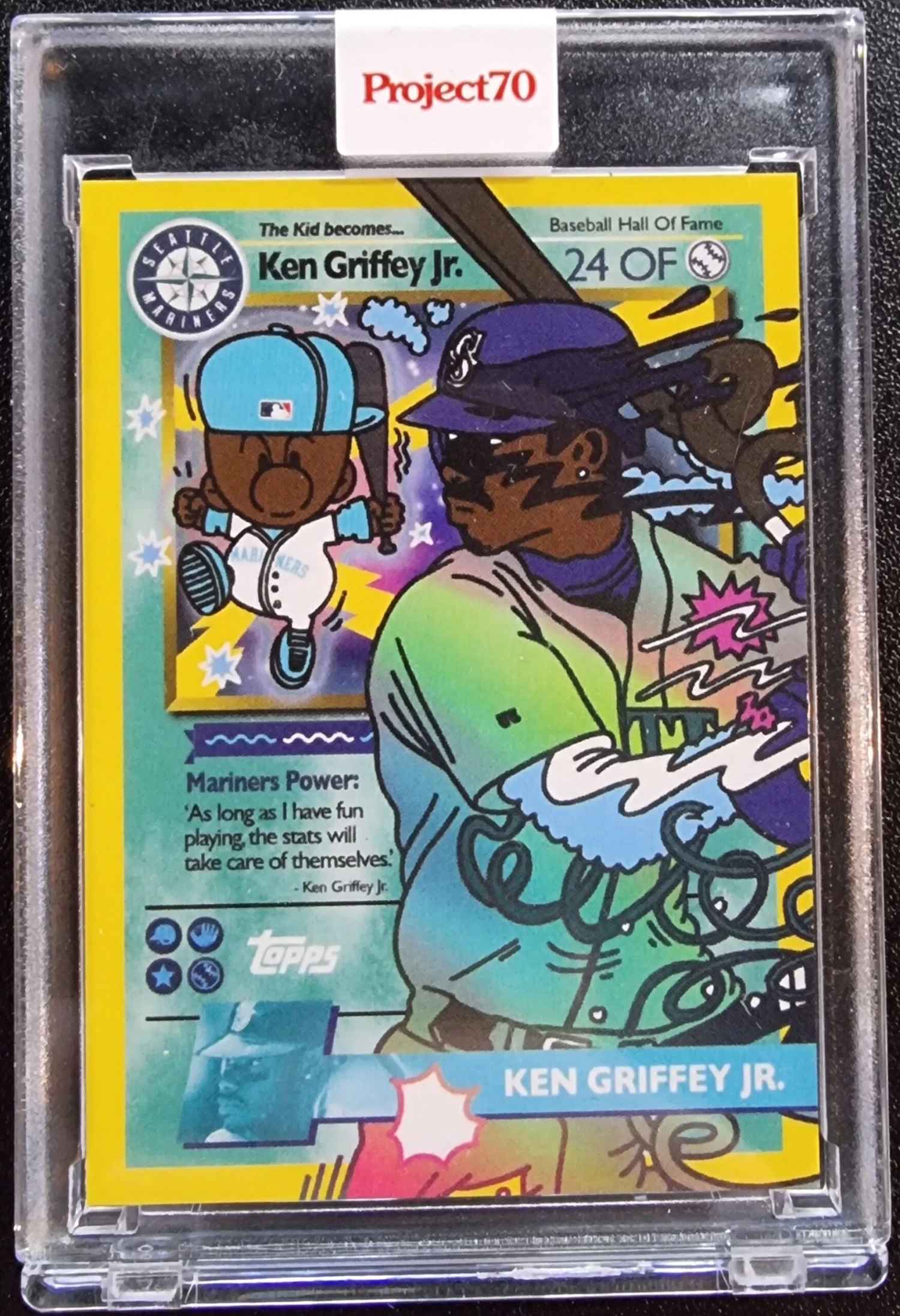 Ken Griffey Jr. - 2021 Topps Project 70 #702 - By Ermsy (print Run 6,537) 1 Ken Griffey Jr. - 2021 Topps Project 70 #702 - By Ermsy (print Run 6,537)