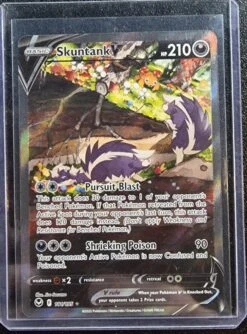 Skuntank V - Pokemon Silver Tempest Full ALT Art Holo Foil Ultra Rare #181/195