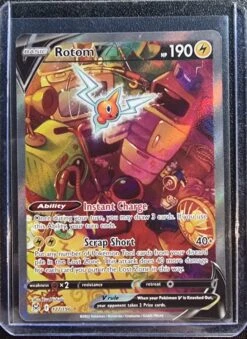 Rotom V - Pokemon Lost Origin Full ALT Art Holo Foil Ultra Rare #177/196