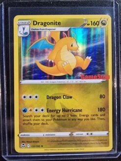 Dragonite - Pokemon Silver Tempest Holo Foil Rare GAMESTOP #131/195