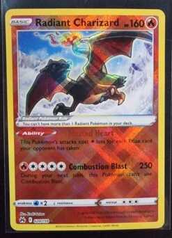 Radiant Charizard - Pokemon Crown Zenith Holo Foil Ultra Rare #020/159