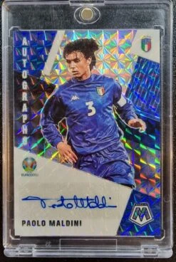 Paolo Maldini - 2021 Panini Mosaic UEFA Euro 2020 Autographs #AM-PM