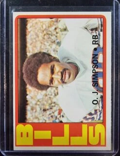 O.J. Simpson - 1972 Topps #160 (EX-EXMINT)