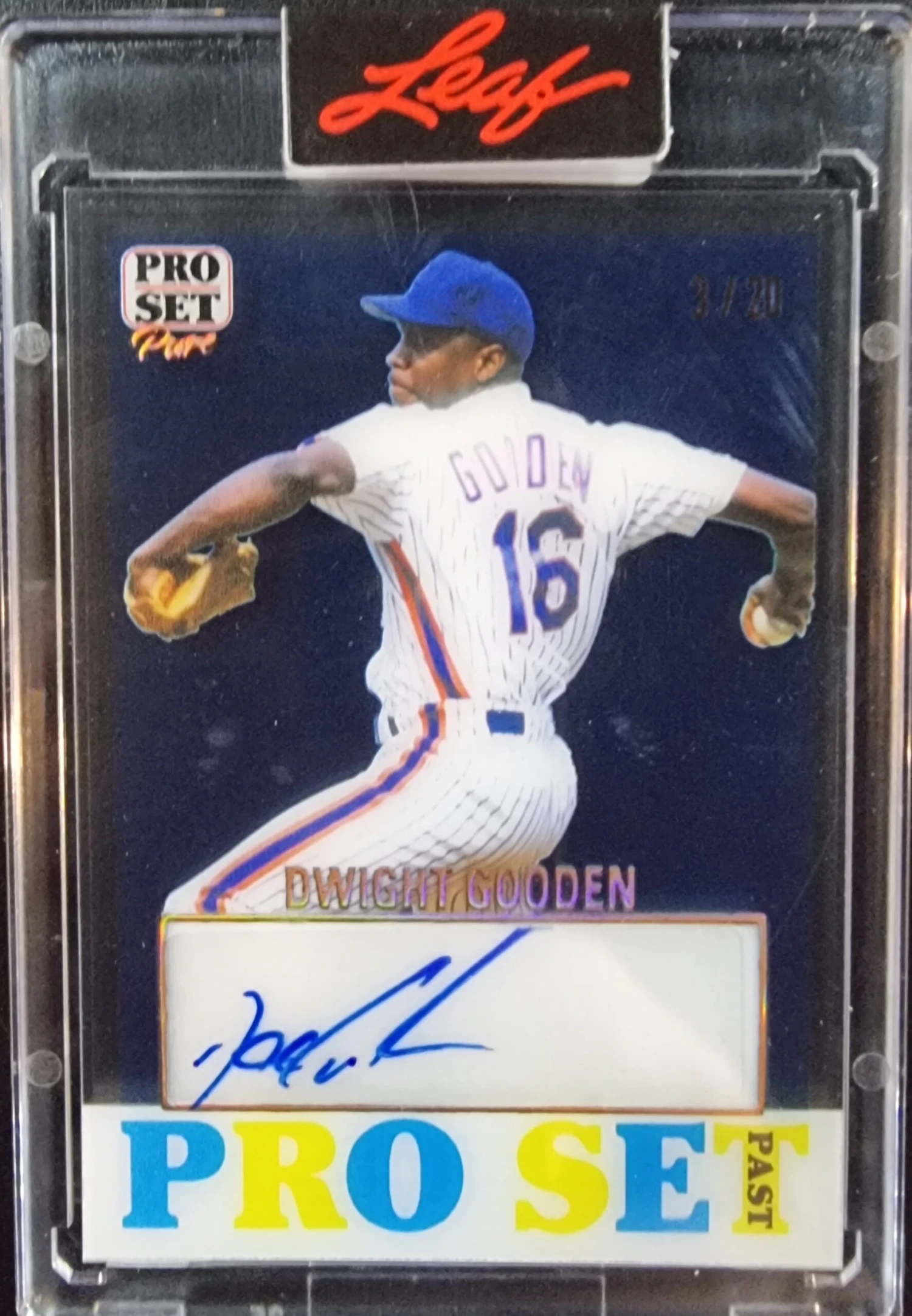 Dwight Gooden #/20 - 2023 Leaf Pro Set Pure Bronze Spectrum Auto #PSP-DG1 1 Dwight Gooden #/20 - 2023 Leaf Pro Set Pure Bronze Spectrum Auto #PSP-DG1