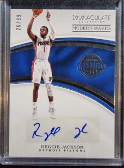 Reggie Jackson #/99 - 2016-17 Panini Immaculate Modern Marks Auto #MM-RJA