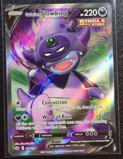 Galarian Slowking V - Pokemon Chilling Reign FULL ART Holo Ultra Rare #178/198