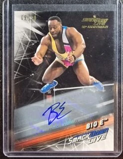 Big E #/20 - 2019 Topps WWE Smackdown Live Autographs #9