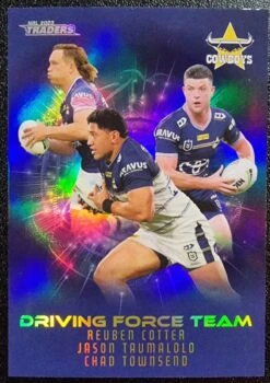 North Queensland Cowboys - 2023 NRL TLA Traders Titanium Driving Force Team CASE HIT #DFP09/22