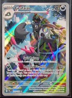 Grafaiai - Pokemon Paldea Evolved FULL ART Holo Illustration Rare #223/193