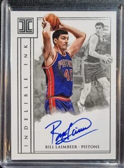 Bill Laimbeer #/99 - 2017-18 Panini Impeccable Indelible Ink Signatures #II-BLB