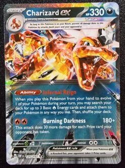 Charizard EX - Pokemon Obsidian Flames Holo Foil Ultra Rare #125/197