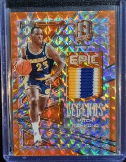 Mitch Richmond #/5 - 2017-18 Panini Spectra Epic Legends NEON ORANGE #EL-MR