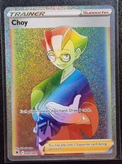 Choy Trainer - Pokemon Astral Radiance FULL ART RAINBOW Secret Rare #200/189