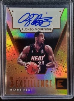 Alonzo Mourning #/49 - 2017-18 Panini Essentials Called To Excellence Auto # CE-AMG