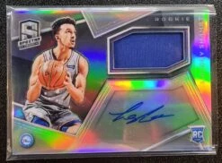 Landry Shamet RC #/299 - 2018-19 Panini Spectra PRIZM Rookie Patch Auto RPA #116